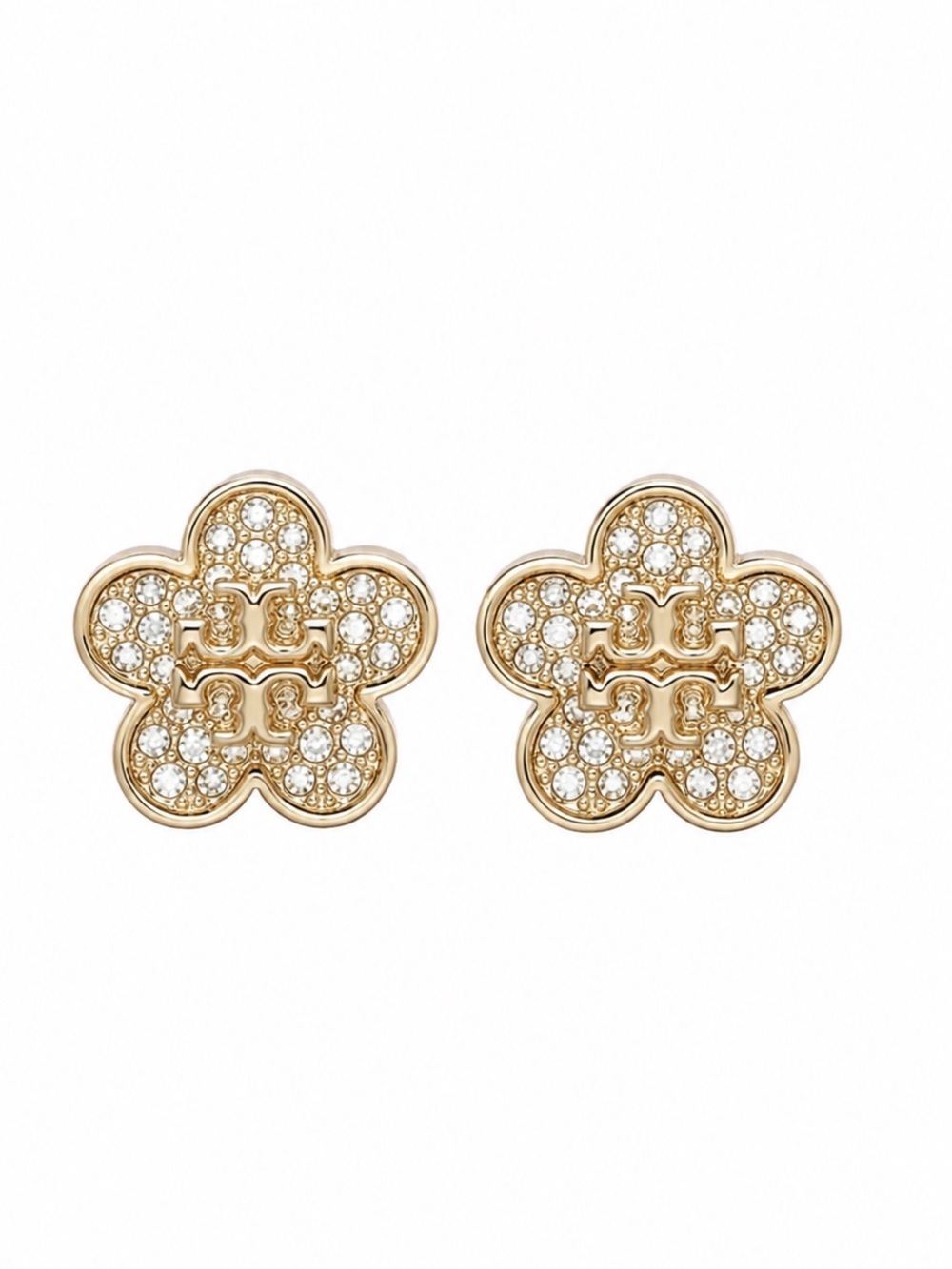 Tory Burch FORGET ME NOT PAVÉ STUD EARRINGS